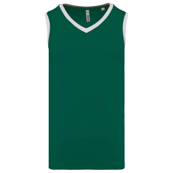 FÉRFI KOSÁRLABDA MEZ - Dark Green/White, #00495C/#FFFFFF<br><small>UT-pa4050dg/wh-l</small>