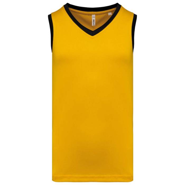 FÉRFI KOSÁRLABDA MEZ - Sporty Yellow/Black, #FFCF1C/#000000<br><small>UT-pa4050sye/bl-s</small>