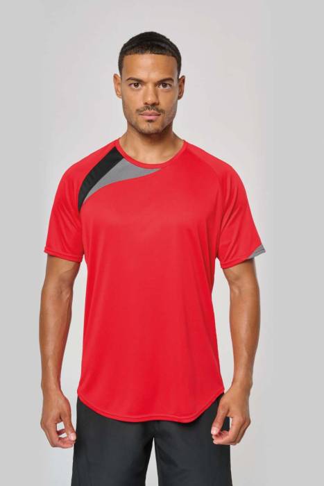 ADULTS SHORT-SLEEVED JERSEY - Orange/Black/Storm Grey, #FF6308/#000000/#736F71<br><small>UT-pa436or/bl/stg-2xl</small>