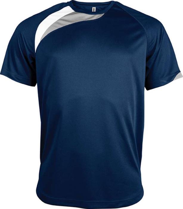 ADULTS SHORT-SLEEVED JERSEY - Sporty Navy/White/Storm Grey, #00246C/#ffffff/#736F71<br><small>UT-pa436snv/wh/sg-l</small>