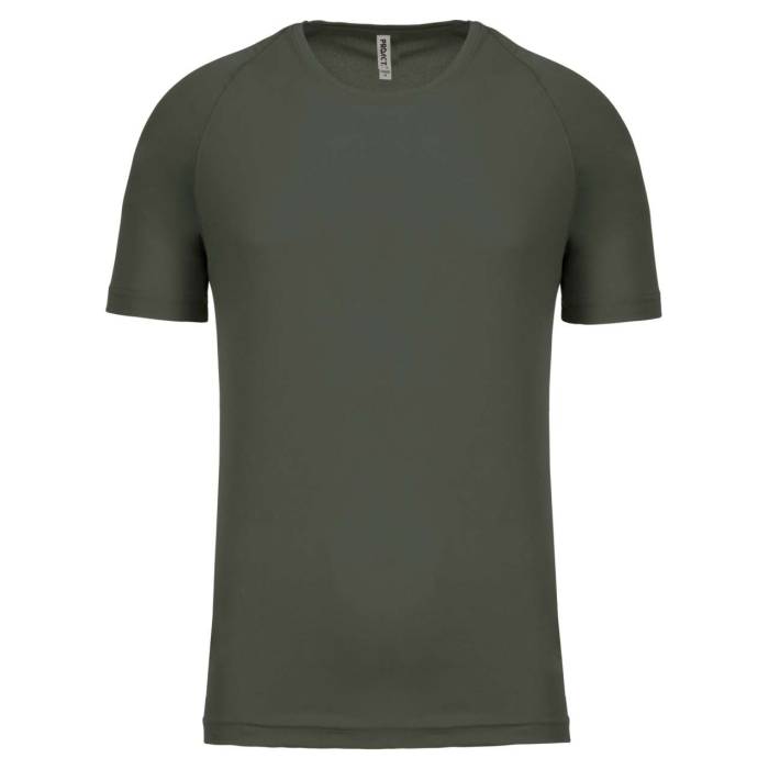 MEN`S SHORT-SLEEVED SPORTS T-SHIRT - Olive, #635939<br><small>UT-pa438ol-2xl</small>