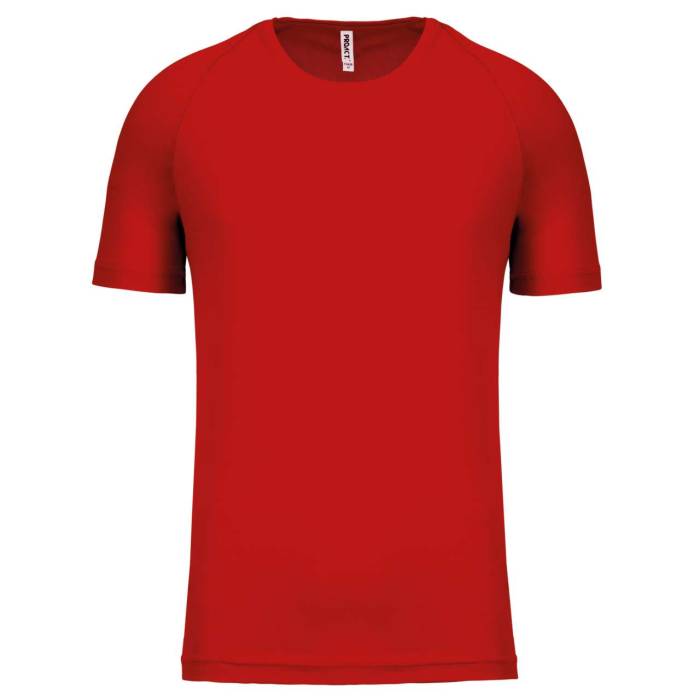 MEN`S SHORT-SLEEVED SPORTS T-SHIRT - Red, #DA0043<br><small>UT-pa438re-2xl</small>