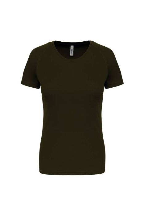 LADIES` SHORT-SLEEVED SPORTS T-SHIRT - Olive, #635939<br><small>UT-pa439ol-2xl</small>