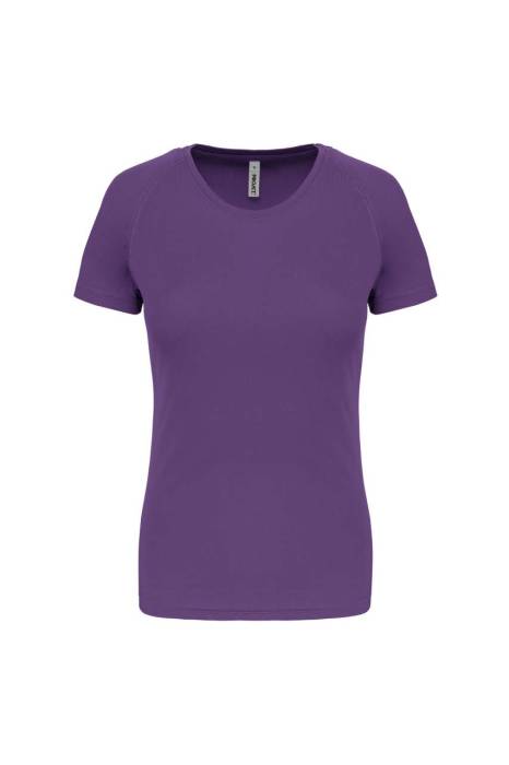 LADIES` SHORT-SLEEVED SPORTS T-SHIRT - Violet, #4C4184<br><small>UT-pa439vi-s</small>
