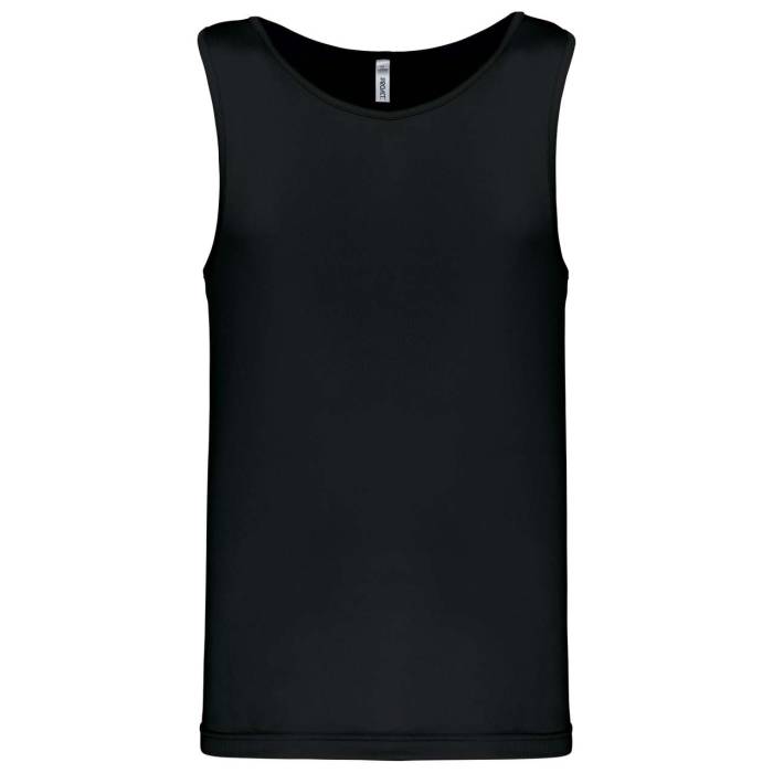 MEN’S SPORTS VEST - Black, #000000<br><small>UT-pa441bl-3xl</small>