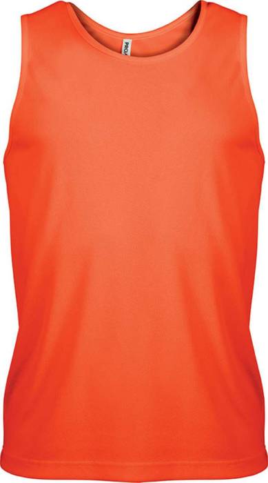 MEN’S SPORTS VEST - Fluorescent Orange, #FF680A<br><small>UT-pa441for-2xl</small>