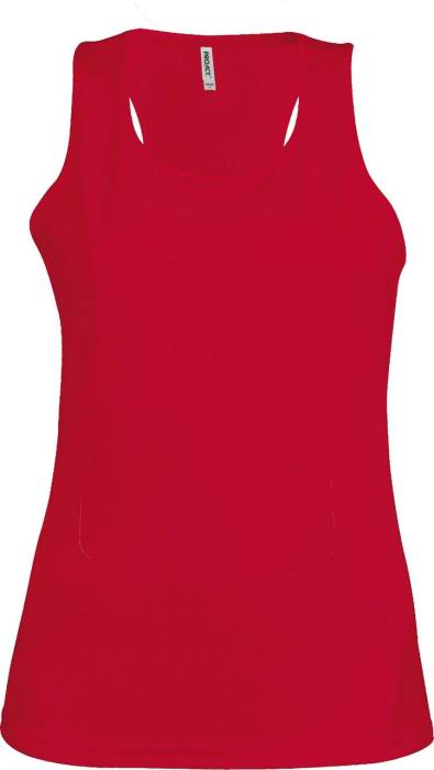 LADIES` SPORTS VEST - Red, #DA0043<br><small>UT-pa442re-s</small>