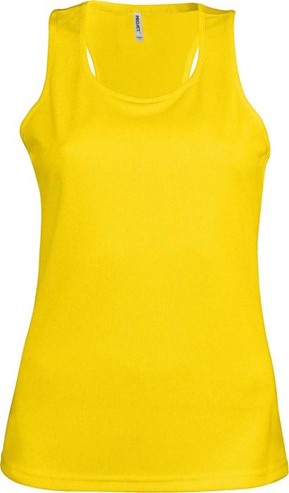 LADIES` SPORTS VEST - True Yellow, #FFCB00<br><small>UT-pa442ty-m</small>