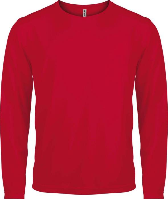 MEN`S LONG-SLEEVED SPORTS T-SHIRT - Red, #DA0043<br><small>UT-pa443re-2xl</small>