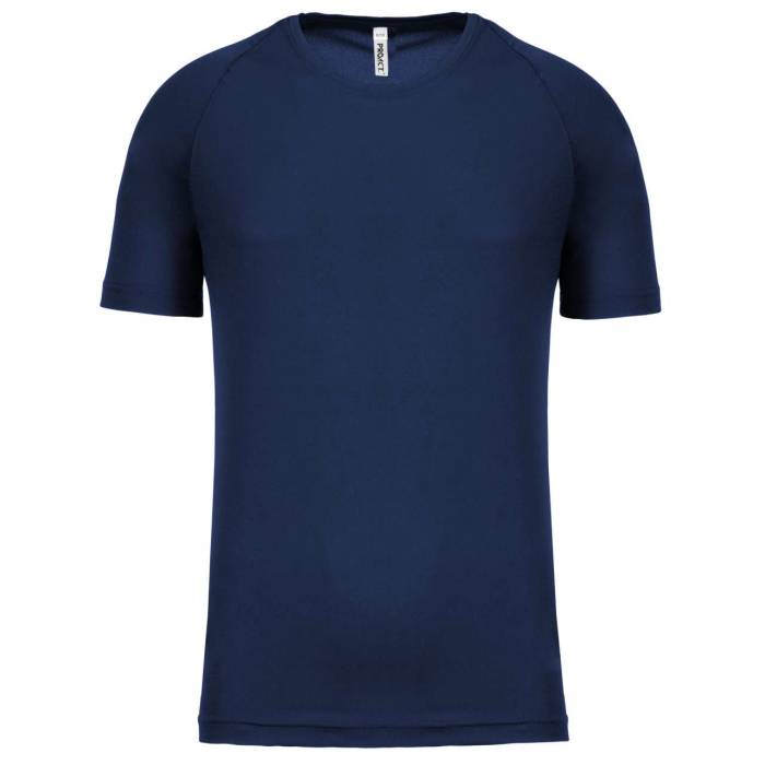 KIDS` SHORT SLEEVED SPORTS T-SHIRT - Sporty Navy, #00246C<br><small>UT-pa445snv-12/14</small>