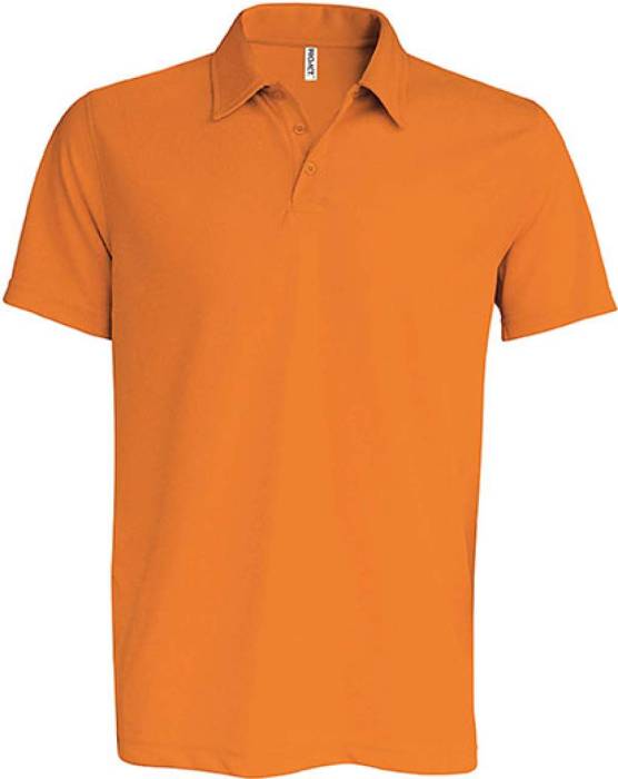 MEN`S SHORT-SLEEVED POLO SHIRT - Orange, #FF6308<br><small>UT-pa482or-2xl</small>