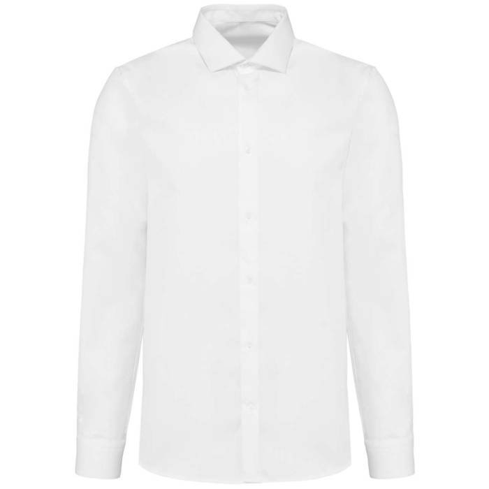 MEN`S PINPOINT OXFORD LONG-SLEEVED SHIRT - White, #ECECFC<br><small>UT-pk502wh-l</small>