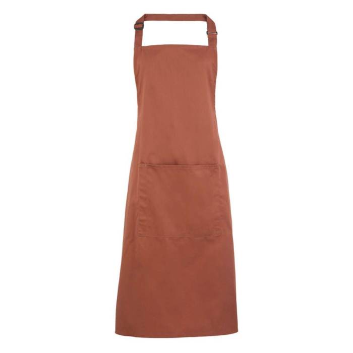 ‘COLOURS COLLECTION’ BIB APRON WITH POCKET