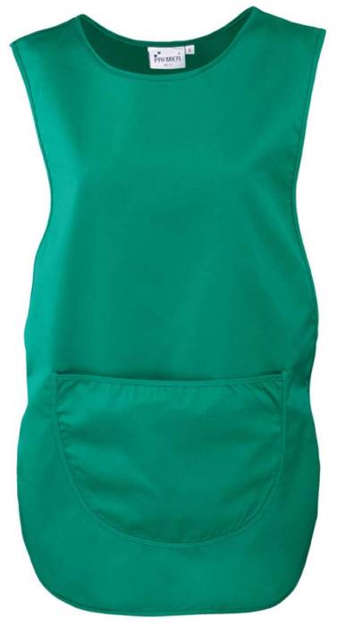 WOMEN`S POCKET TABARD - Emerald, #188F5B<br><small>UT-pr171em-m</small>