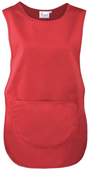 WOMEN`S POCKET TABARD - Red, #B1302A<br><small>UT-pr171re-m</small>