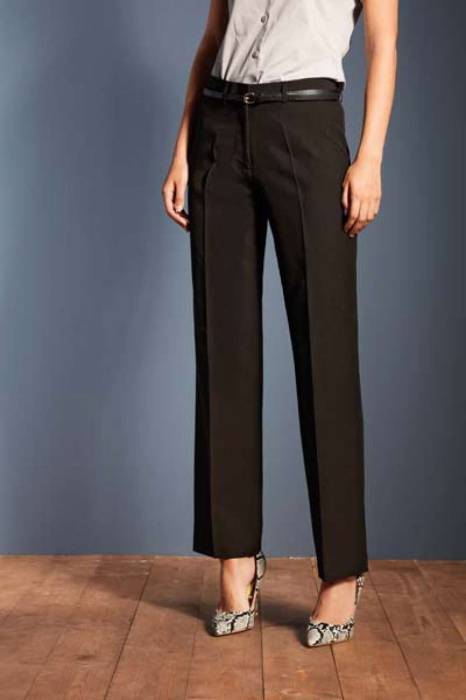 LADIES’ POLYESTER TROUSERS - Black, #000000<br><small>UT-pr530bl-10</small>