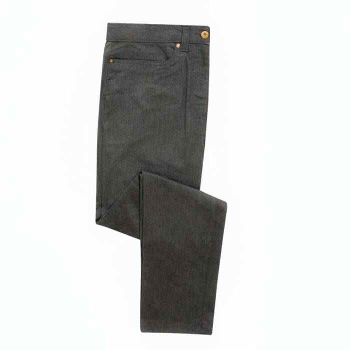 MEN`S PERFORMANCE CHINO JEANS - Charcoal, #5A5E5D<br><small>UT-pr560ch-2xl</small>