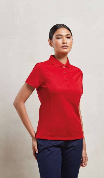 LADIES’ COOLCHECKER® PIQUE POLO