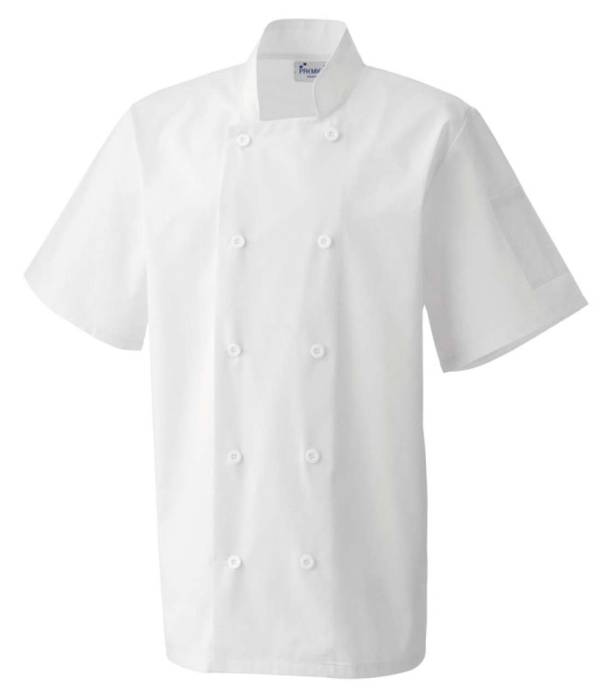 SHORT SLEEVE CHEF`S JACKET - White, #FFFFFF<br><small>UT-pr656wh-3xl</small>