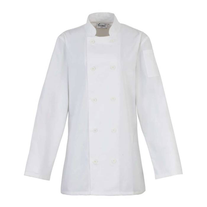 LADIES’ LONG SLEEVE CHEF’S JACKET