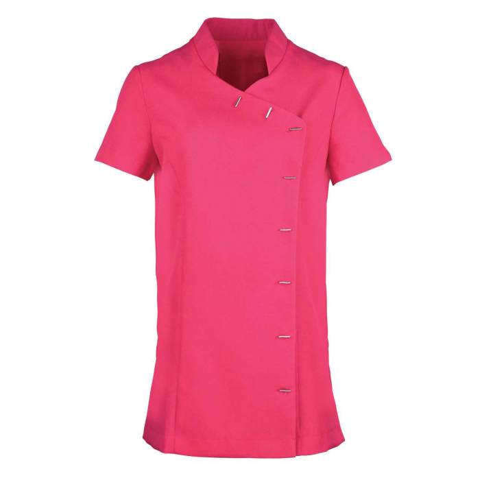 ‘ORCHID’ BEAUTY AND SPA TUNIC - Hot Pink, #E20570<br><small>UT-pr682hpi-l</small>