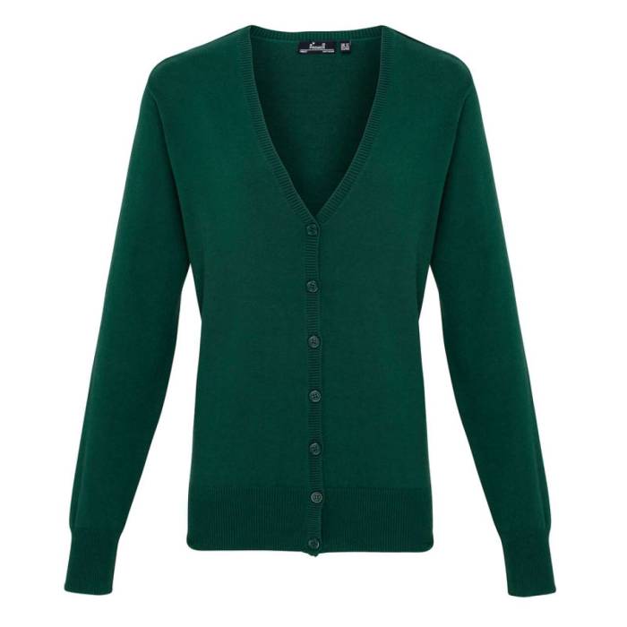 WOMEN'S BUTTON-THROUGH KNITTED CARDIGAN