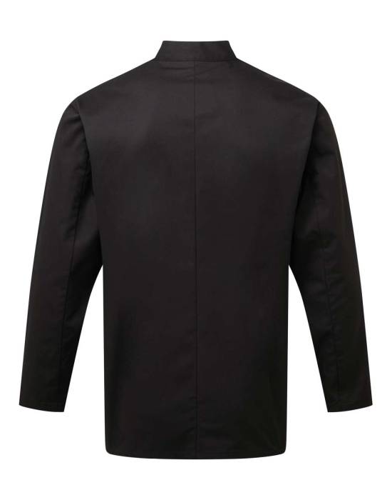 `ESSENTIAL` LONG SLEEVE CHEF`S JACKET - Black, #000000<br><small>UT-pr901bl-l</small>