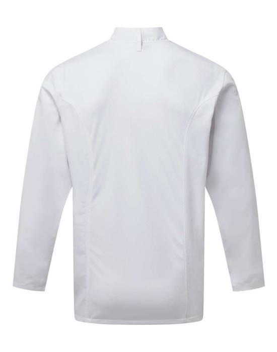 CHEF`S LONG SLEEVE COOLCHECKER® JACKET WITH MESH BACK PANE - White, #FFFFFF...<br><small>UT-pr903wh-l</small>
