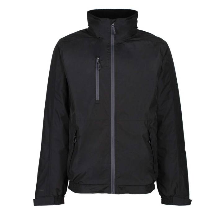 HONESTLY MADE RECYCLED BOMBER JACKET - Black, #000000<br><small>UT-retra213bl-2xl</small>