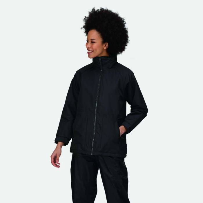 HUDSON WOMEN - FLEECE-LINED JACKET - Black, #000000<br><small>UT-retra306bl-s</small>