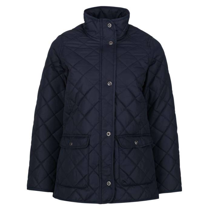 TARAH - DIAMOND QUILT JACKET - Navy, #131B38<br><small>UT-retra442nv-3xl</small>