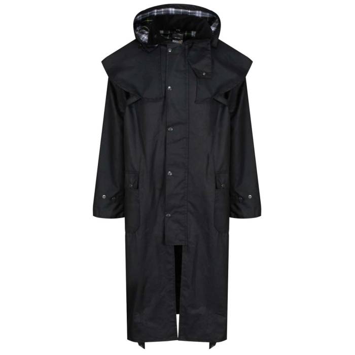 CRANBROOK WAX JACKET - Black, #000000<br><small>UT-retra533bl-2xl</small>