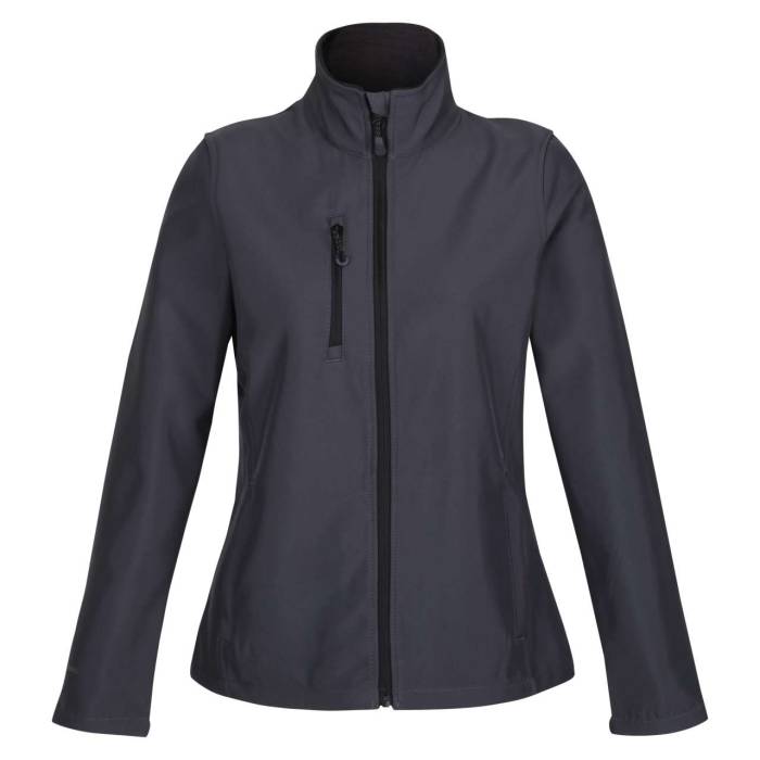 WOMEN'S HONESTLY MADE RECYCLED PRINTABLE SOFTSHELL JACKET