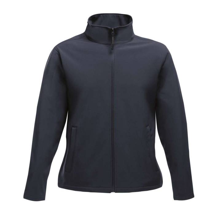 ABLAZE WOMEN`S PRINTABLE SOFTSHELL - Navy/French Blue, #444450/#4180B2<br><small>UT-retra629nv/frb-xs</small>