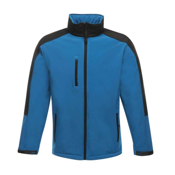 HYDROFORCE - 3-LAYER MEMBRANE HOODED SOFTSHELL - Oxford Blue/Black, #006cb4/#000000<br><small>UT-retra650oxb/bl-3xl</small>