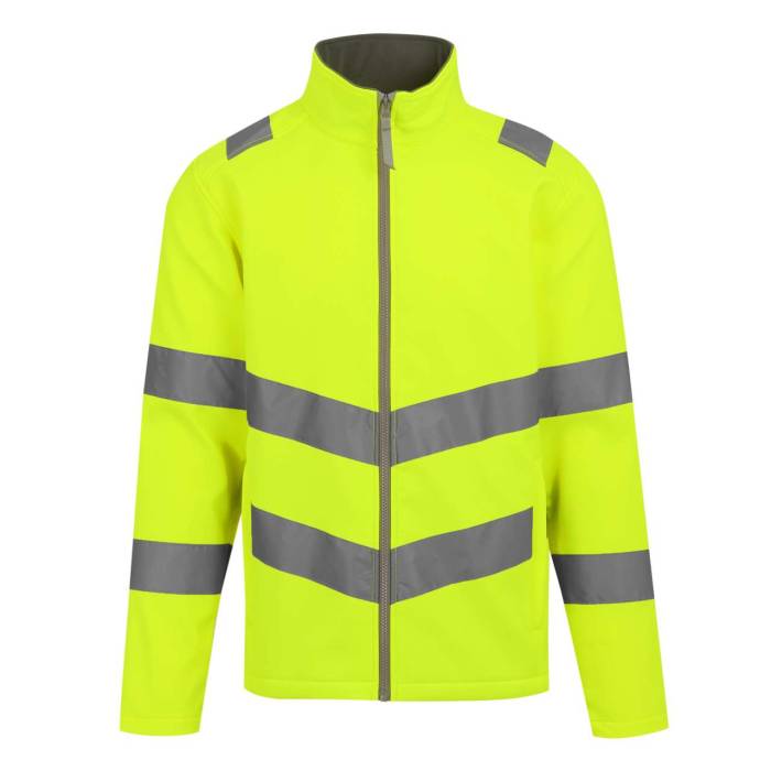 HI-VIS PRO CONTRACT ABLAZE 2 LAYER SOFTSHELL JACKET (CLASS...