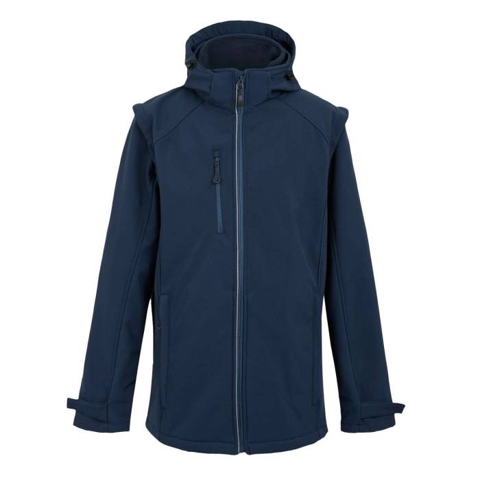 ERASMUS 5-IN-1 SOFTSHELL JACKET - Navy/Navy, #131B38<br><small>UT-retra713nv/nv-xl</small>