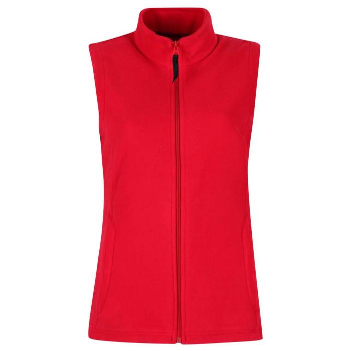 WOMEN`S MICRO - FLEECE BODYWARMER - Classic Red, #C31623<br><small>UT-retra802cre-3xl</small>