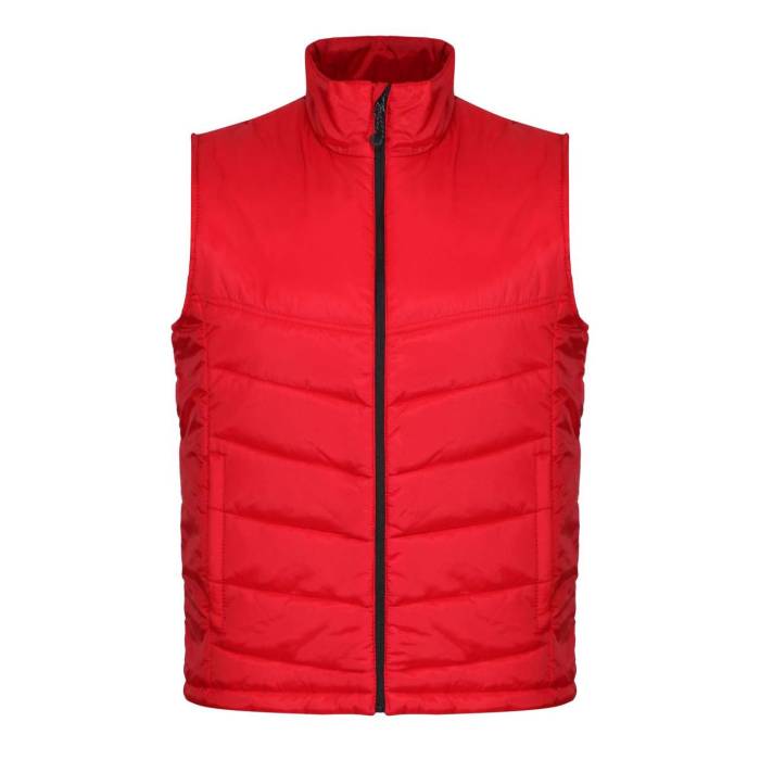 STAGE II MEN - INSULATED BODYWARMER - Classic Red, #C31623<br><small>UT-retra831cre-4xl</small>
