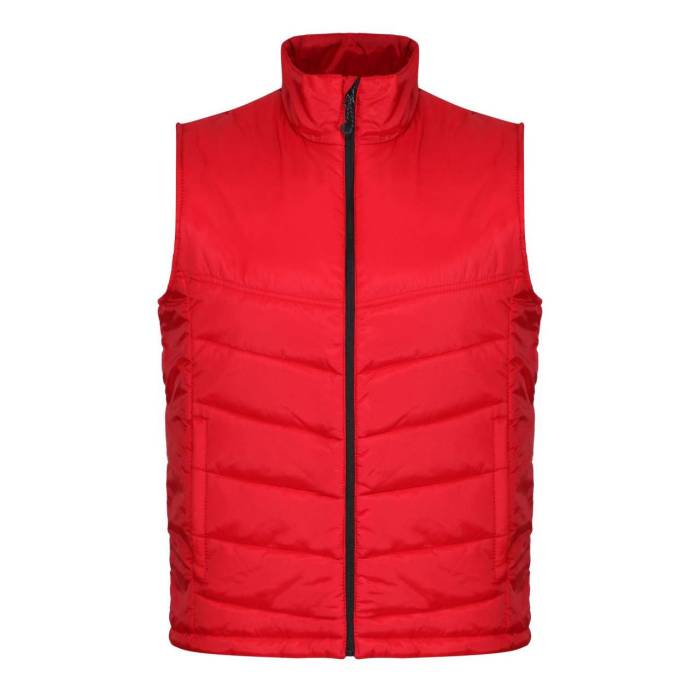 STAGE II MEN - INSULATED BODYWARMER - Classic Red, #C31623<br><small>UT-retra831cre-s</small>