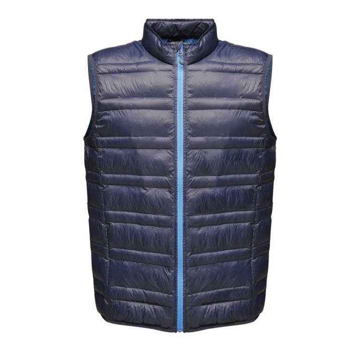 FIREDOWN DOWN-TOUCH INSULATED BODYWARMER - Navy/French Blue, #131B38/#0072B5<br><small>UT-retra856nv/fbl-2xl</small>