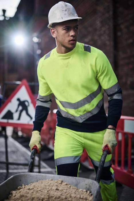 PRO HI-VIS SWEAT TOP - Orange, #FE862A<br><small>UT-retrf656or-3xl</small>