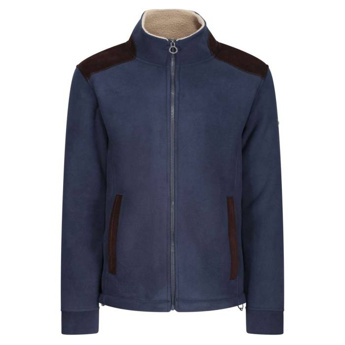 FAVERSHAM FULL ZIP FLEECE - Navy, #131B38<br><small>UT-retrf666nv-l</small>