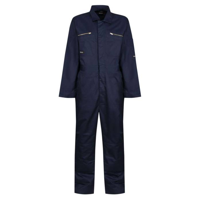 PRO ZIP FASTEN COVERALL - Navy, #131B38<br><small>UT-retrj513lnv-3xl</small>