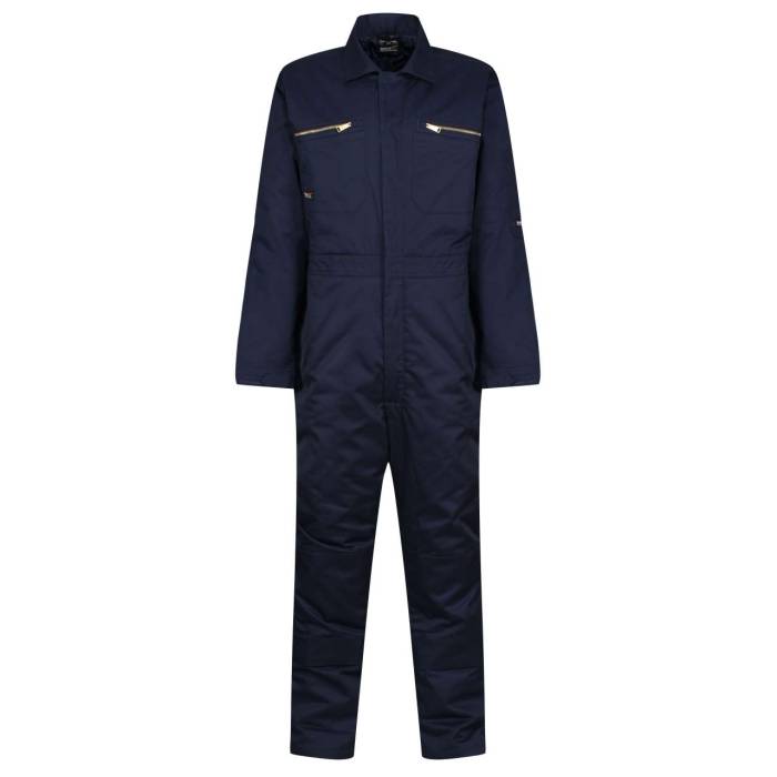 PRO ZIP FASTEN INSULATED COVERALL - Navy, #131B38<br><small>UT-retrj515lnv-s</small>