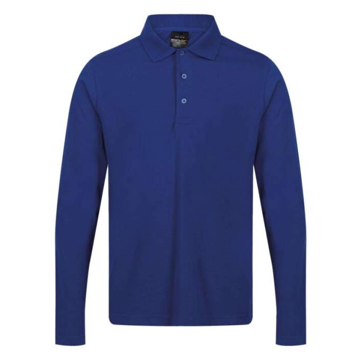 PRO 65/35 LONG SLEEVE POLO SHIRT - New Royal, #124999<br><small>UT-retrs222nro-s</small>