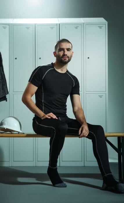 PRO SHORT SLEEVE BASE LAYER TOP - Black, #000000<br><small>UT-retrs227bl-xl</small>