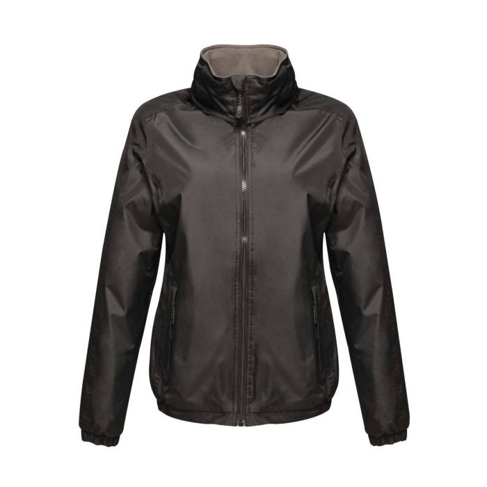 WOMEN`S DOVER FLEECE-LINED BOMBER JACKET - Black, #000000<br><small>UT-retrw298bl-3xl</small>