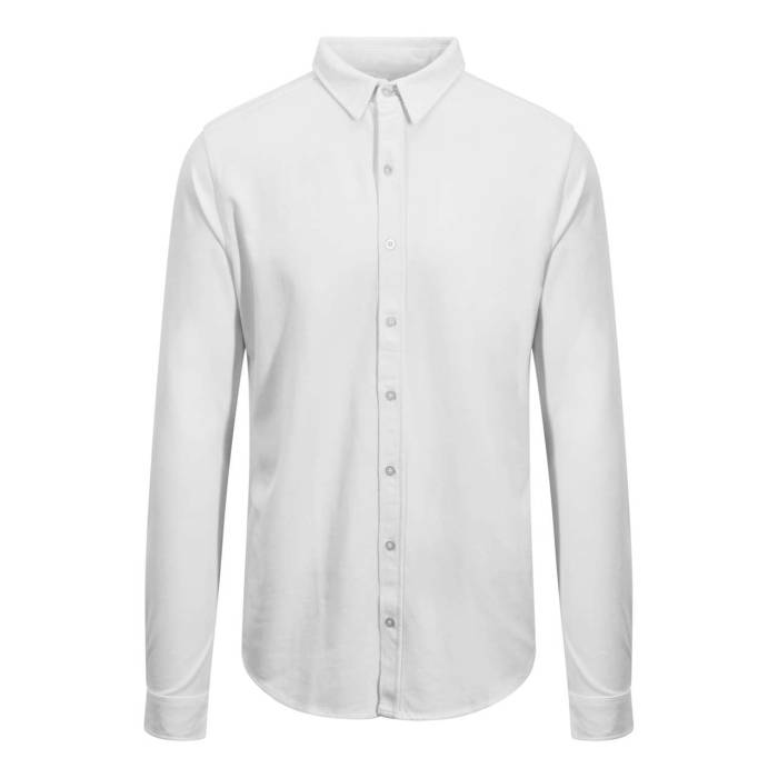 OSCAR KNITTED SHIRT - White, #FFFFFF<br><small>UT-sd042wh-s</small>