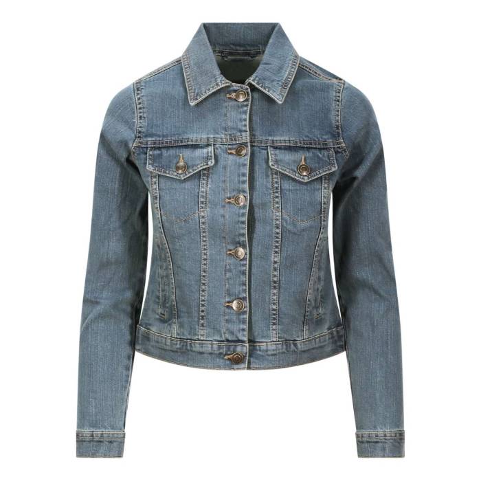 OLIVIA DENIM JACKET - Light Blue Wash, #6597c1<br><small>UT-sd065lbws-s</small>